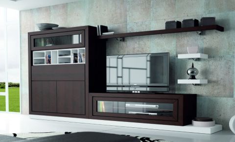 Muebles diseño madera natural salón